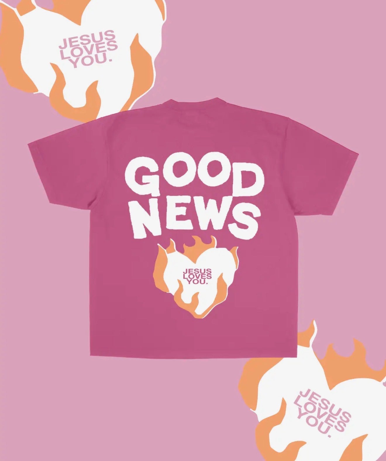 Good News JLY Tee (Berry)
