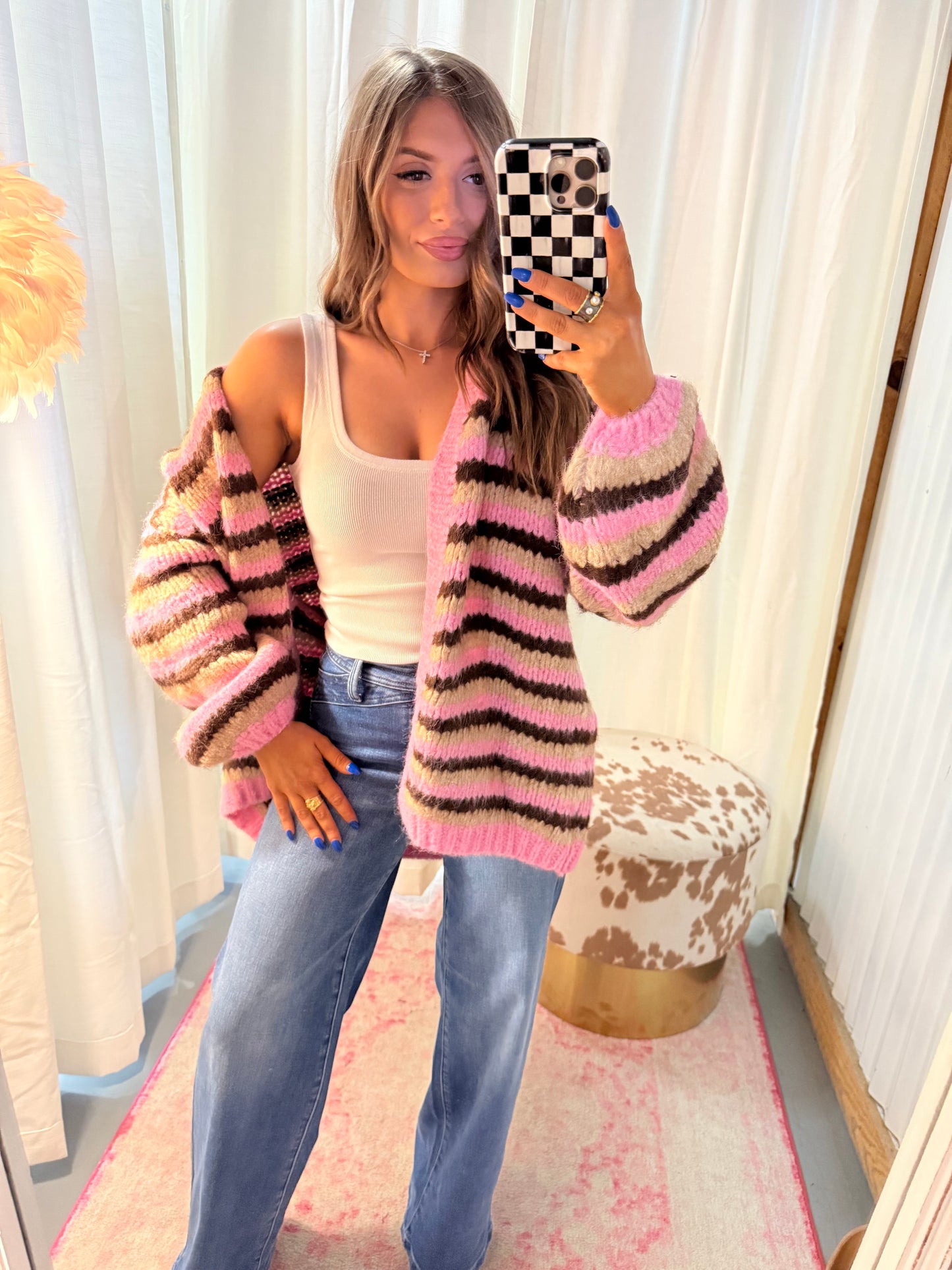 Chocolate Covered Strawberry Cardigan