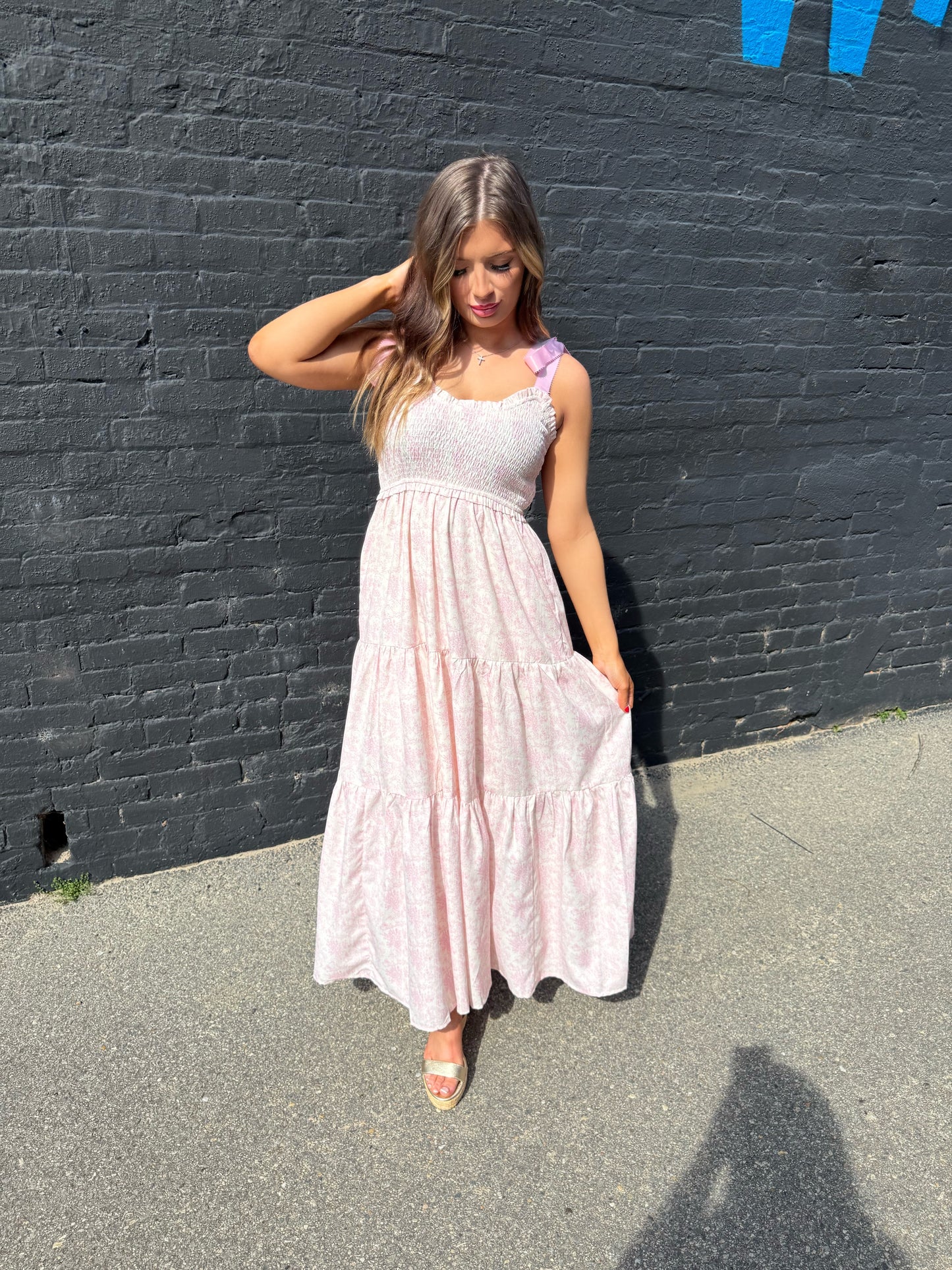 The Parker Pink Maxi Dress