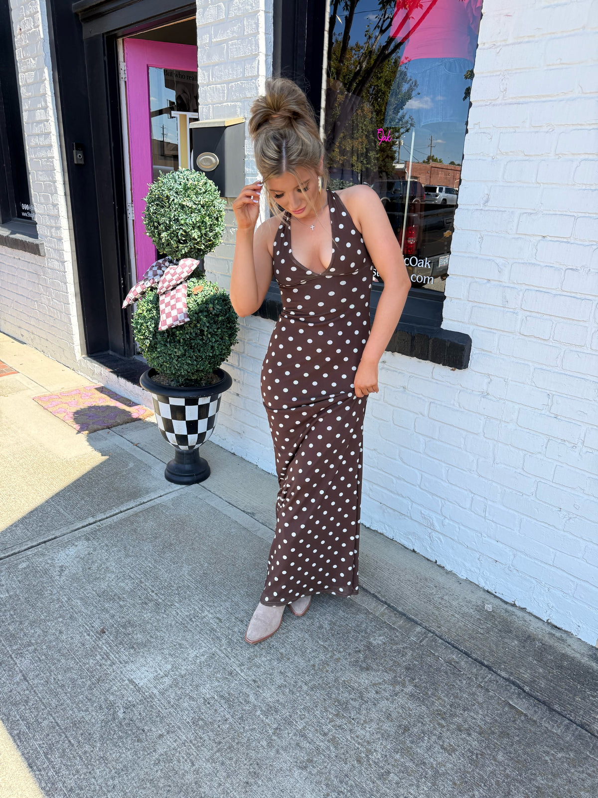 Penelope Polka Dot Maxi