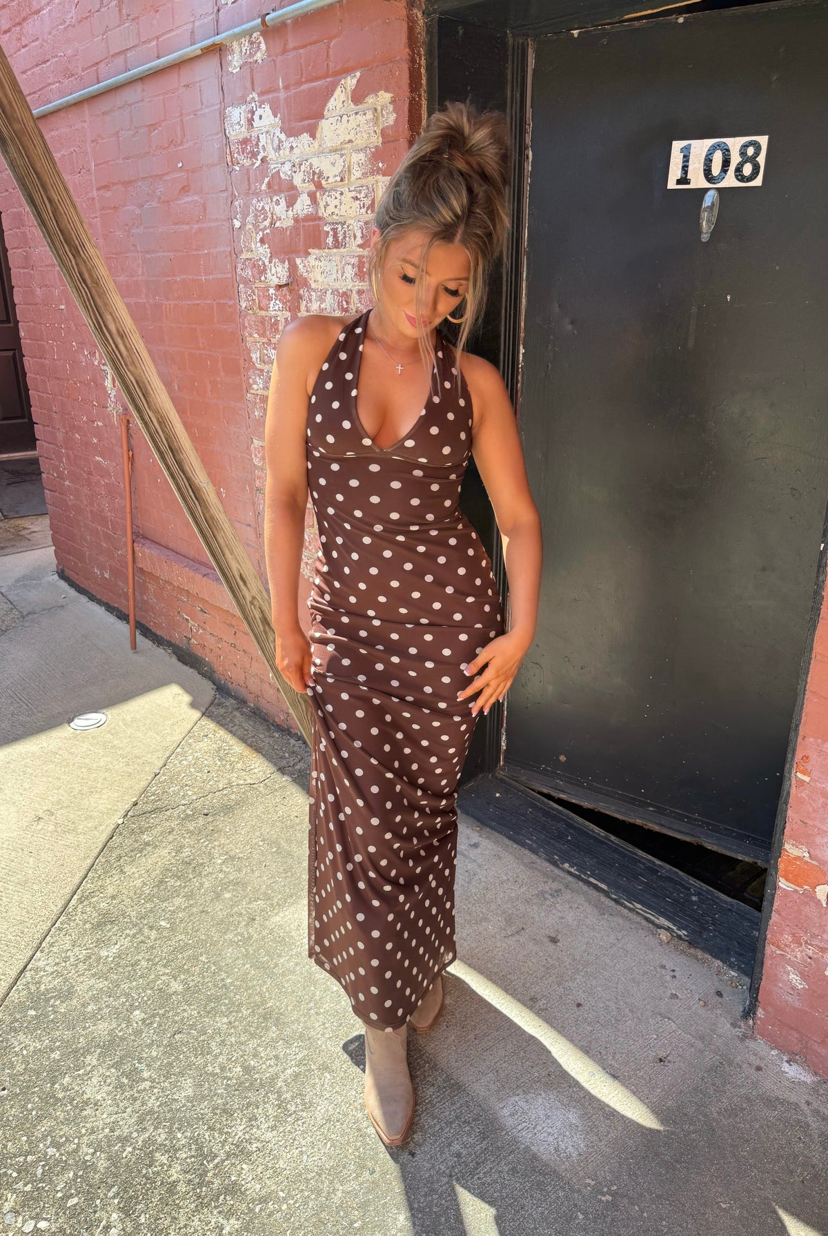 Penelope Polka Dot Maxi