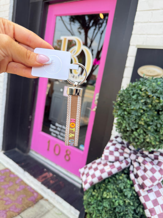 Hot & Unbothered Keychain