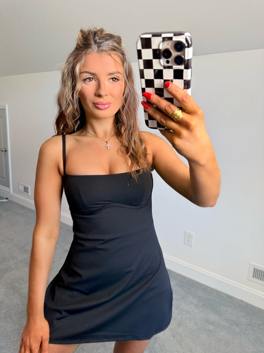 Black Sweetheart Dress/Romper