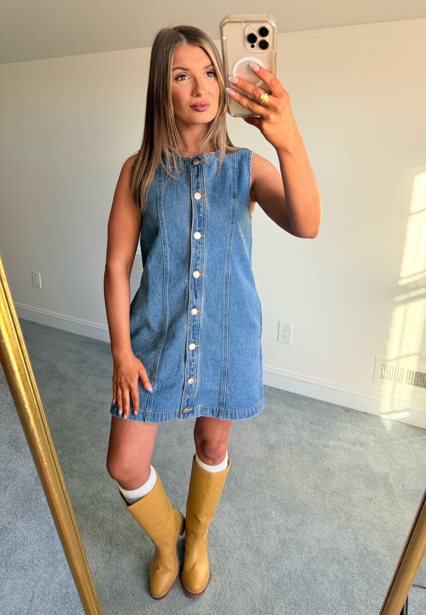 The Demi Denim Dress