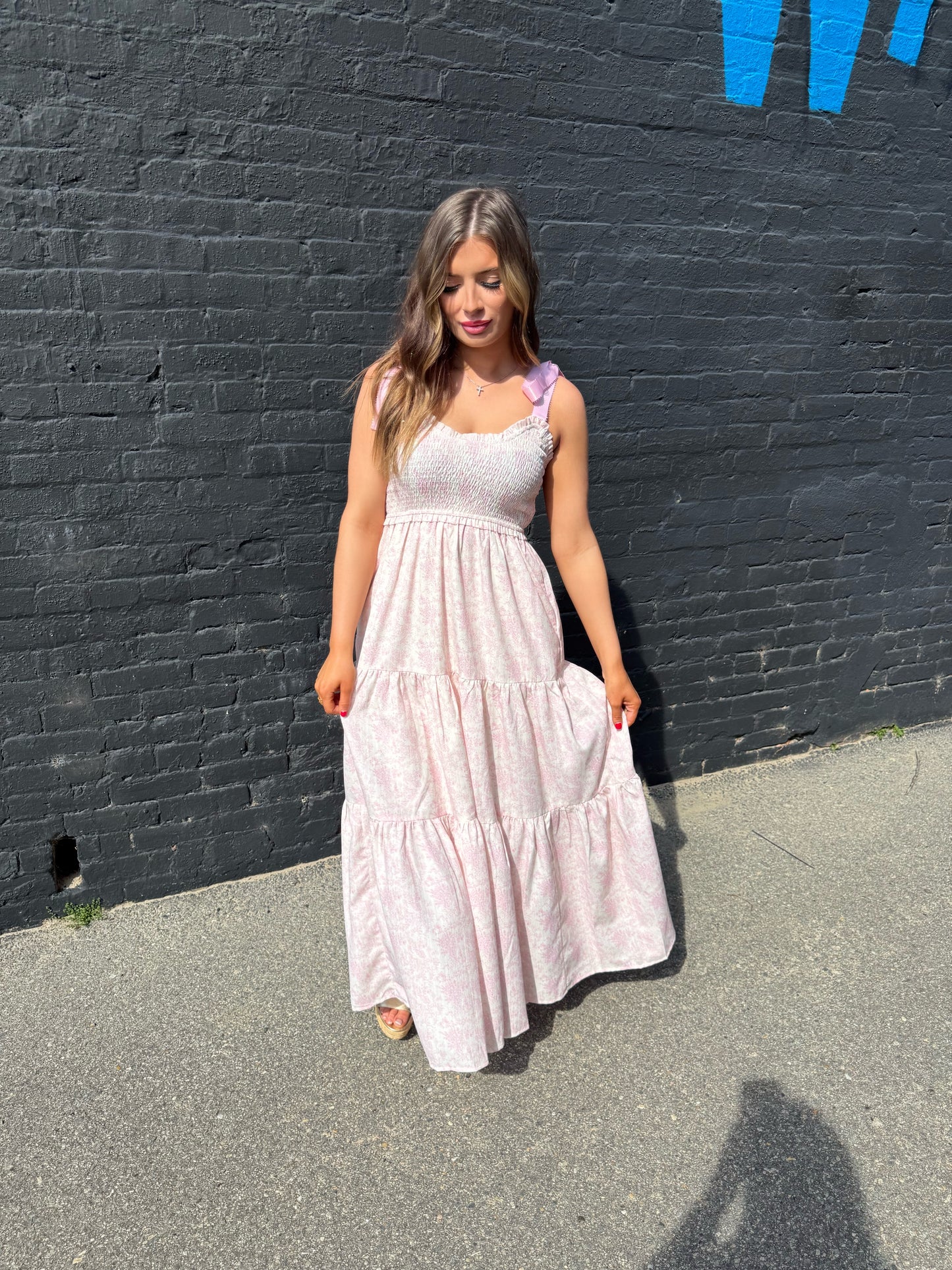 The Parker Pink Maxi Dress