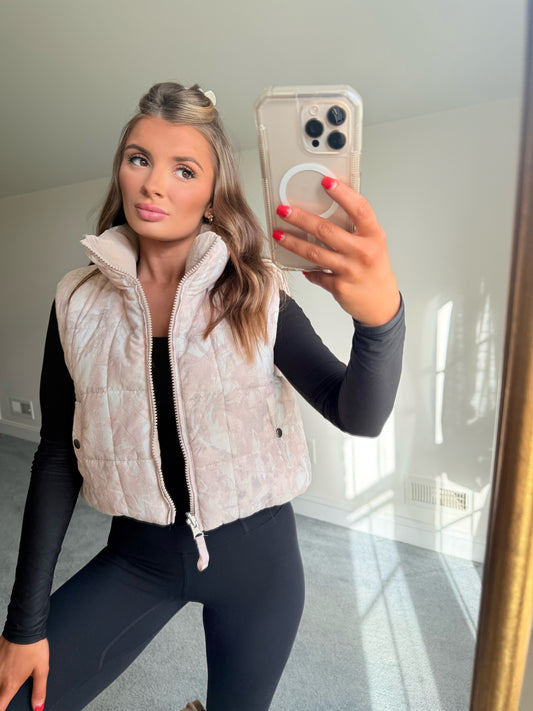 Camo Puffer Vest