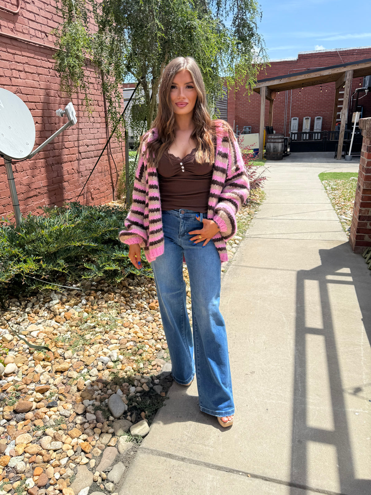 Chocolate Covered Strawberry Cardigan