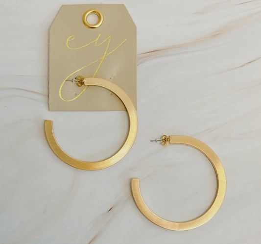 Luxe Gold Hoops