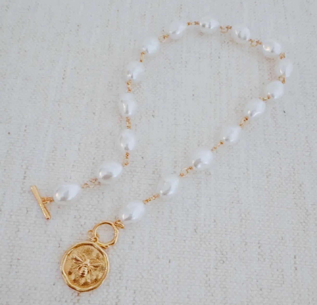 Golden Bee Necklace