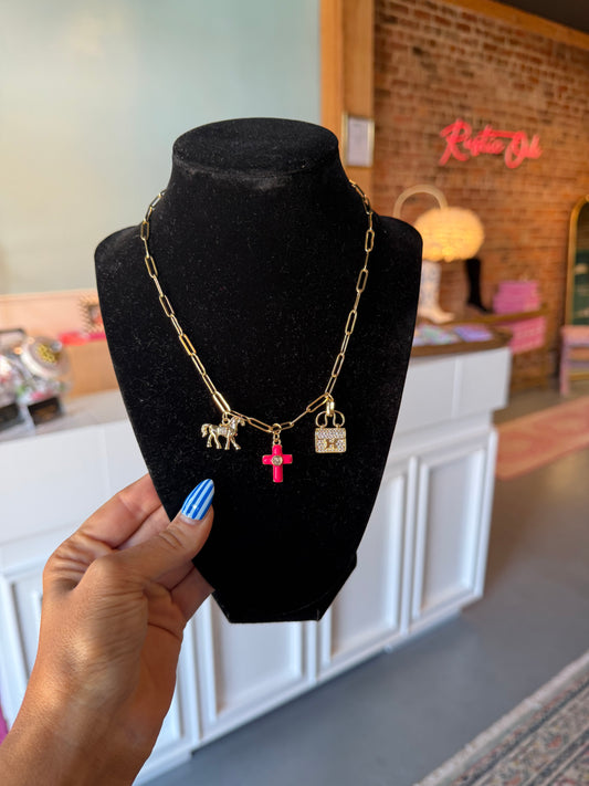 Horse Charm Necklace