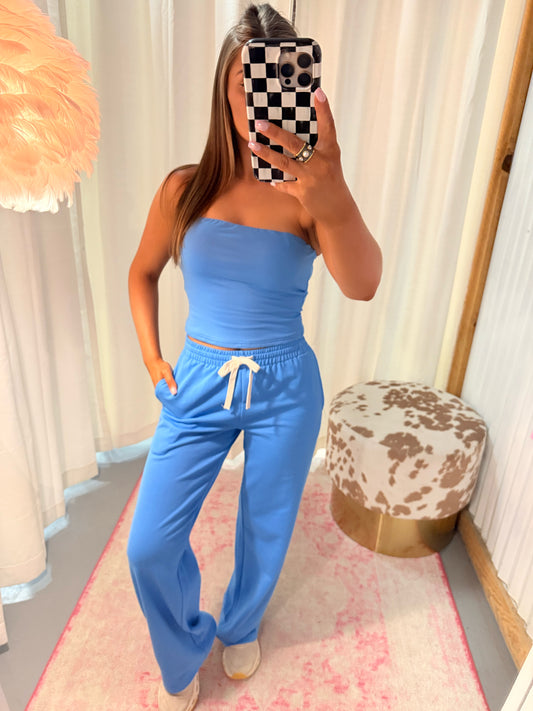 Electric Blue Tube Top