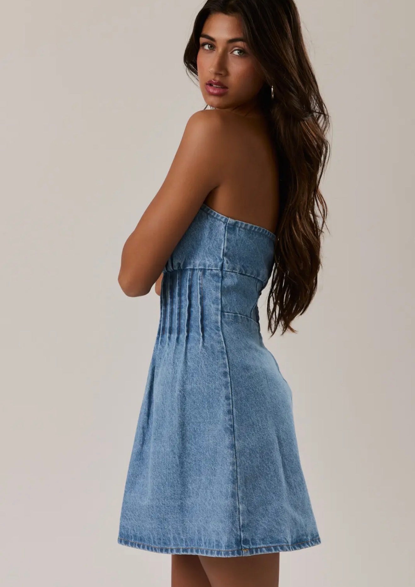 The Megan Denim Dress