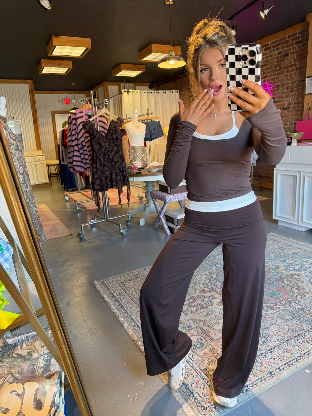 Chocolate Wide Leg Pants