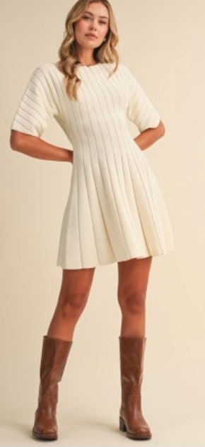 The Cozy Cream Dress