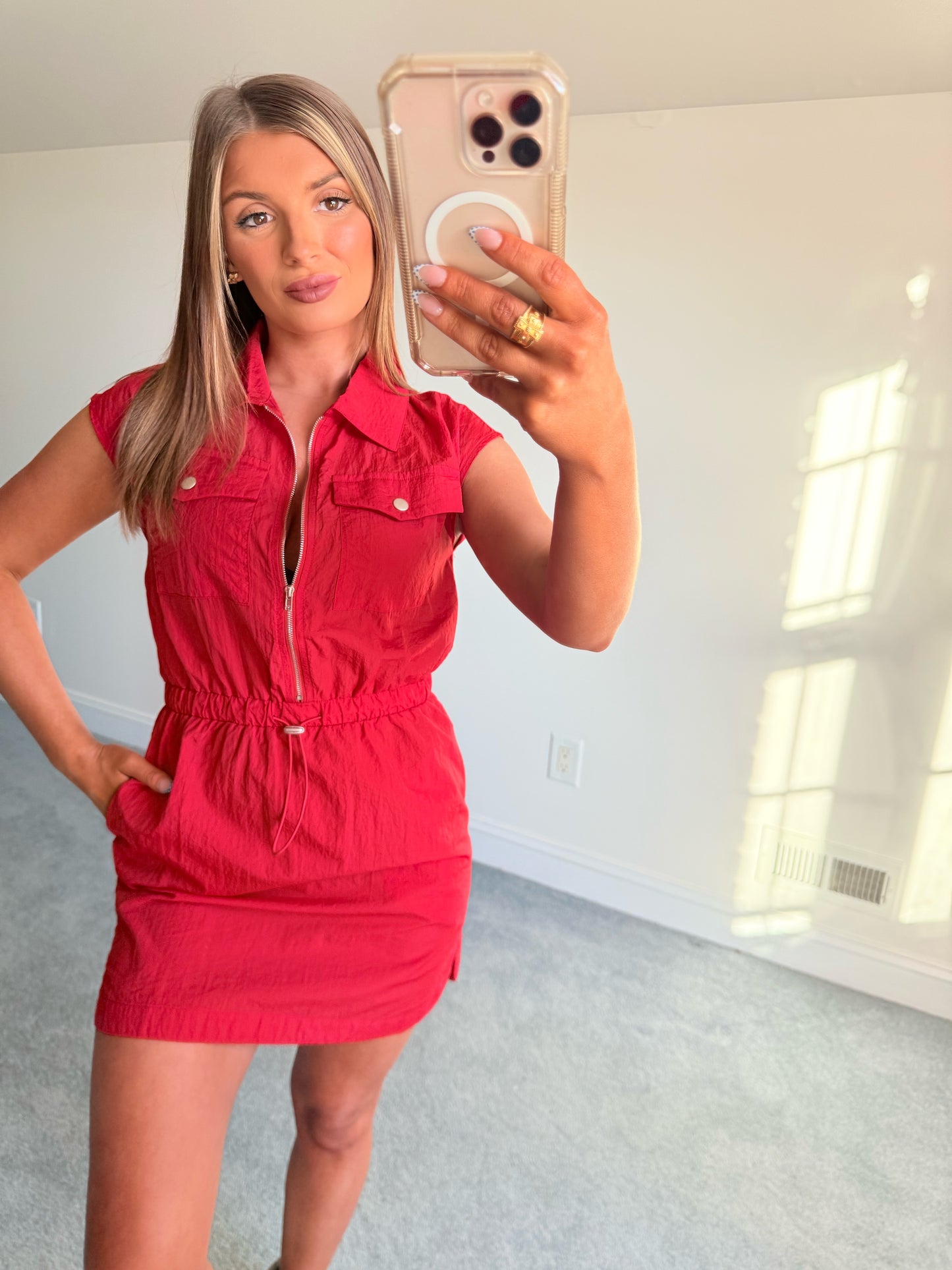 Run Around Town Red Dress