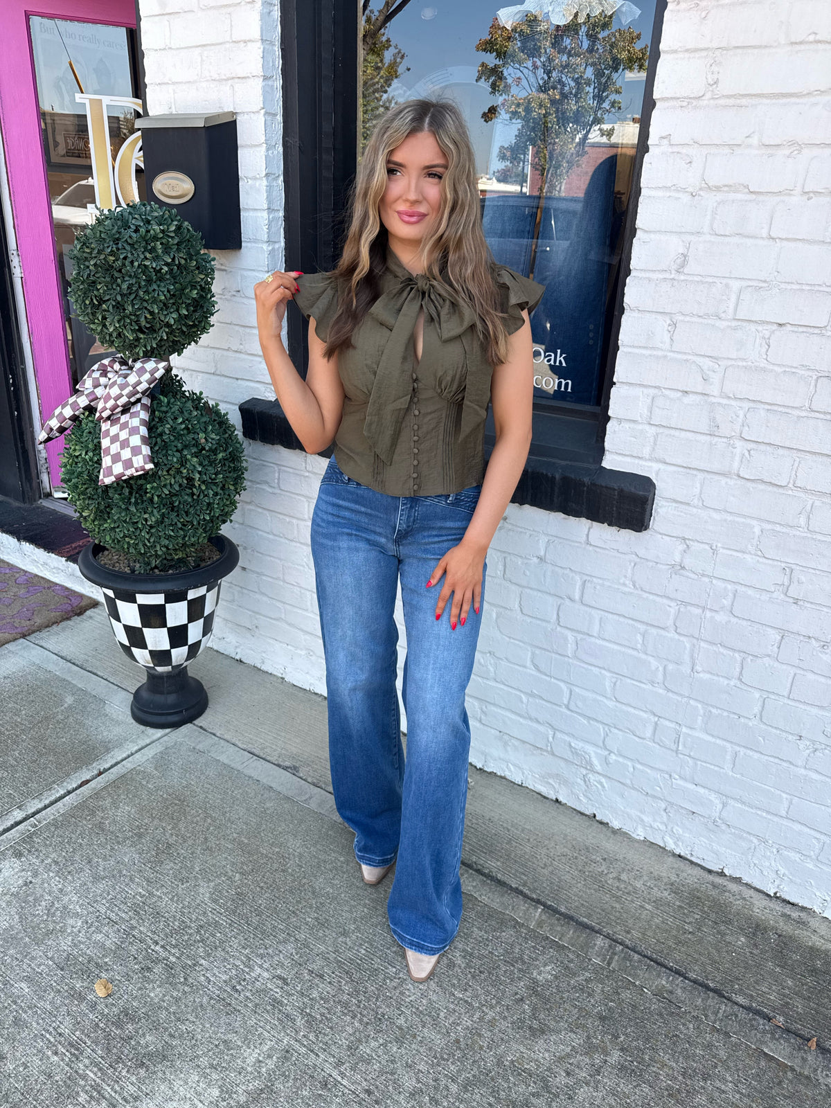 The Effortless Olive Top