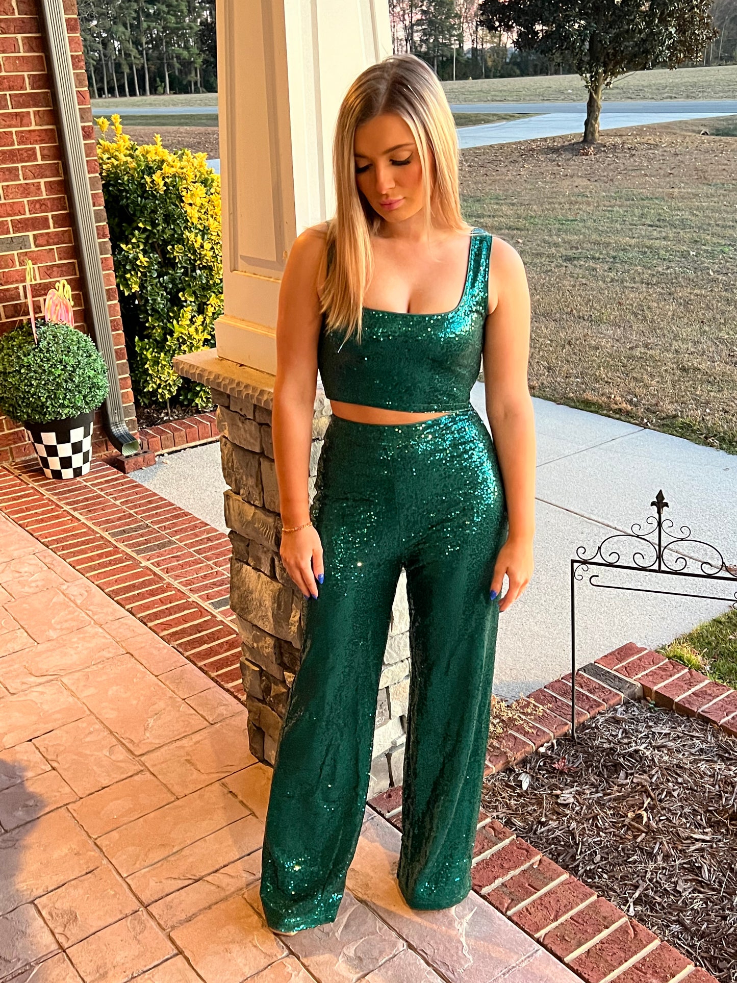 Hot In Green Pants
