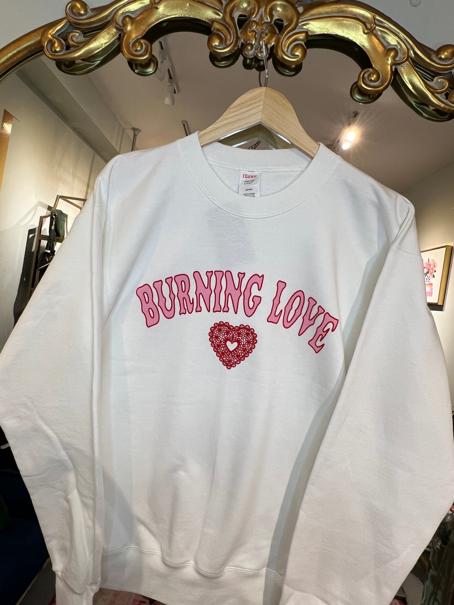 Burning Love Crewneck