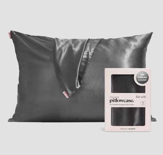 Black Satin Pillowcase
