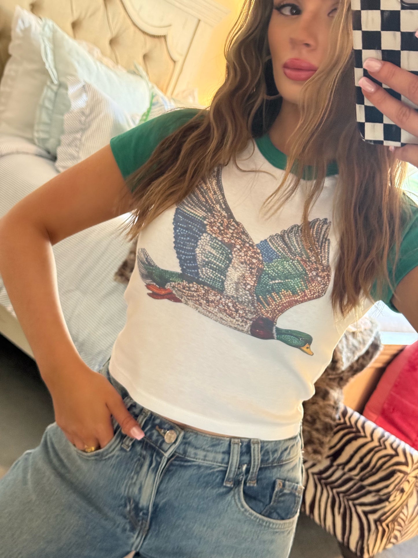 Bedazzled Mallard Baby Tee