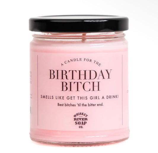 Birthday B Candle