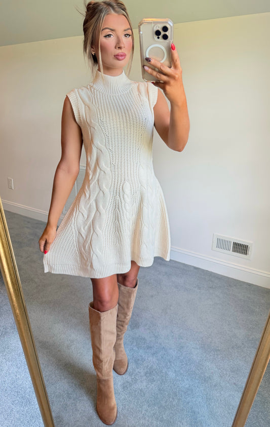 The Jocie Cable Knit Dress