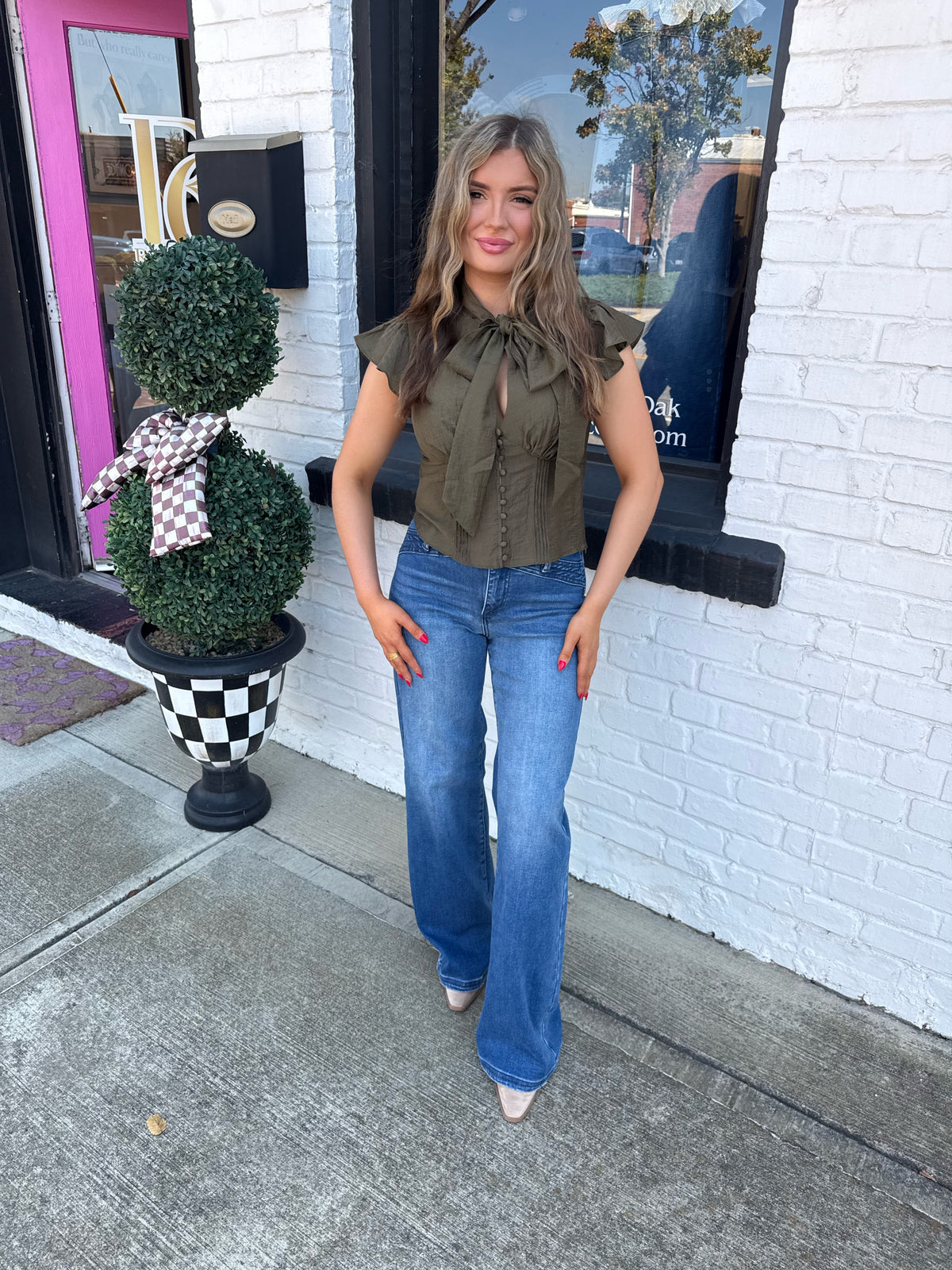 The Effortless Olive Top
