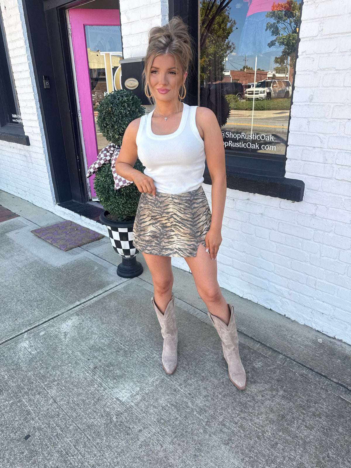 Wild Denim Skort