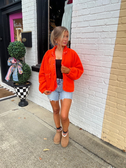 Neon Orange Jacket