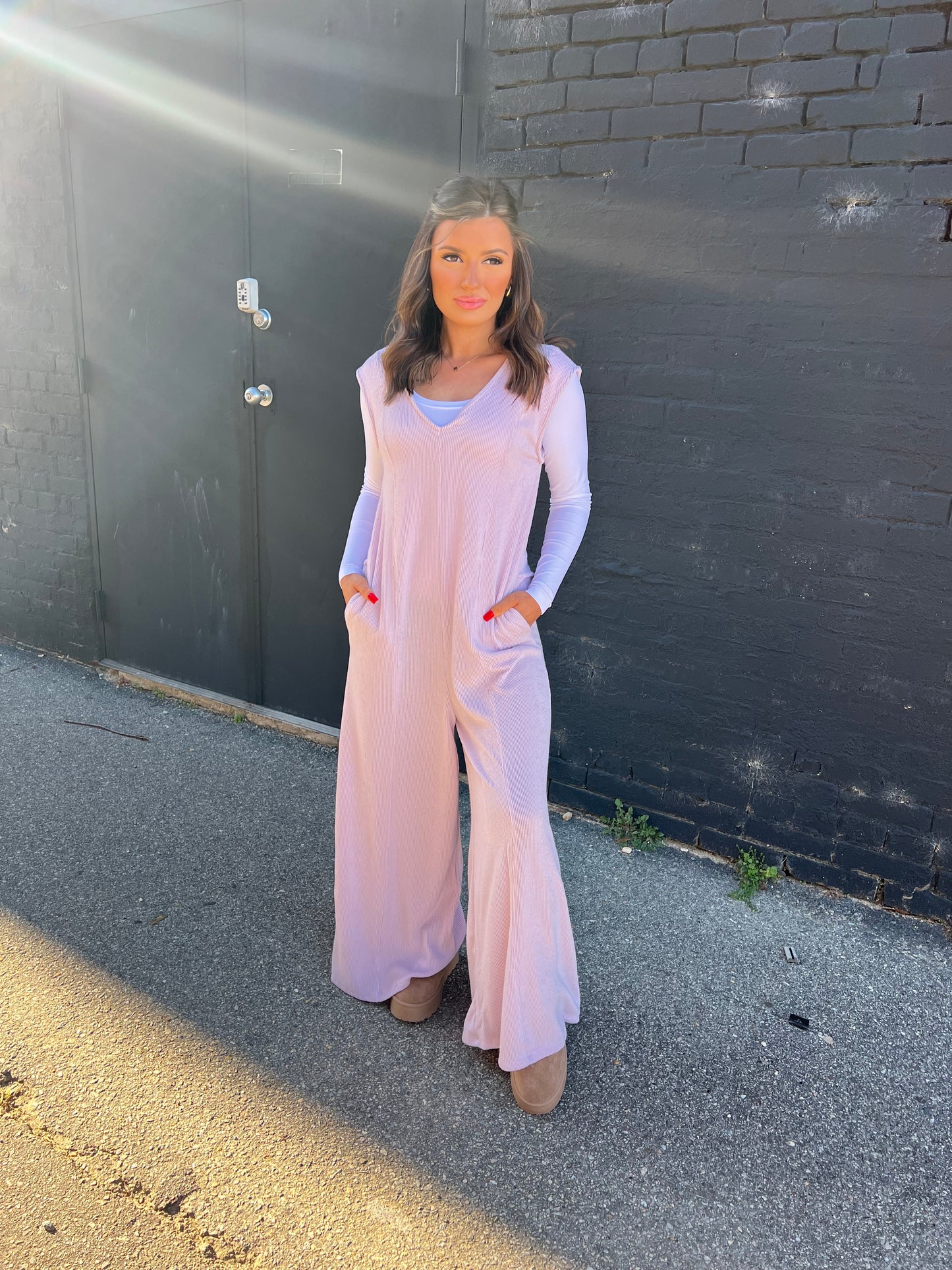 Lucky Lavender Jumpsuit