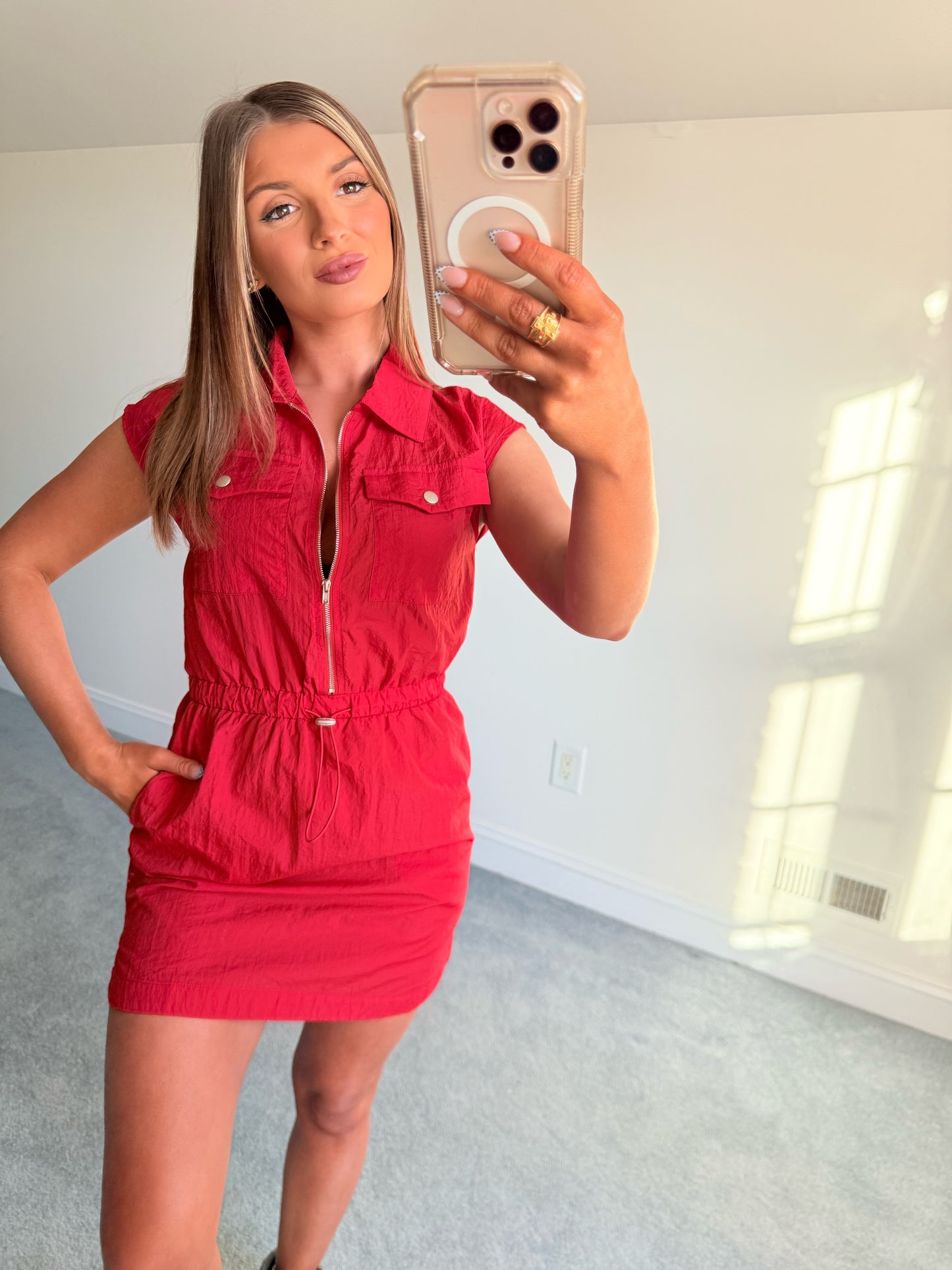 Run Around Town Red Dress