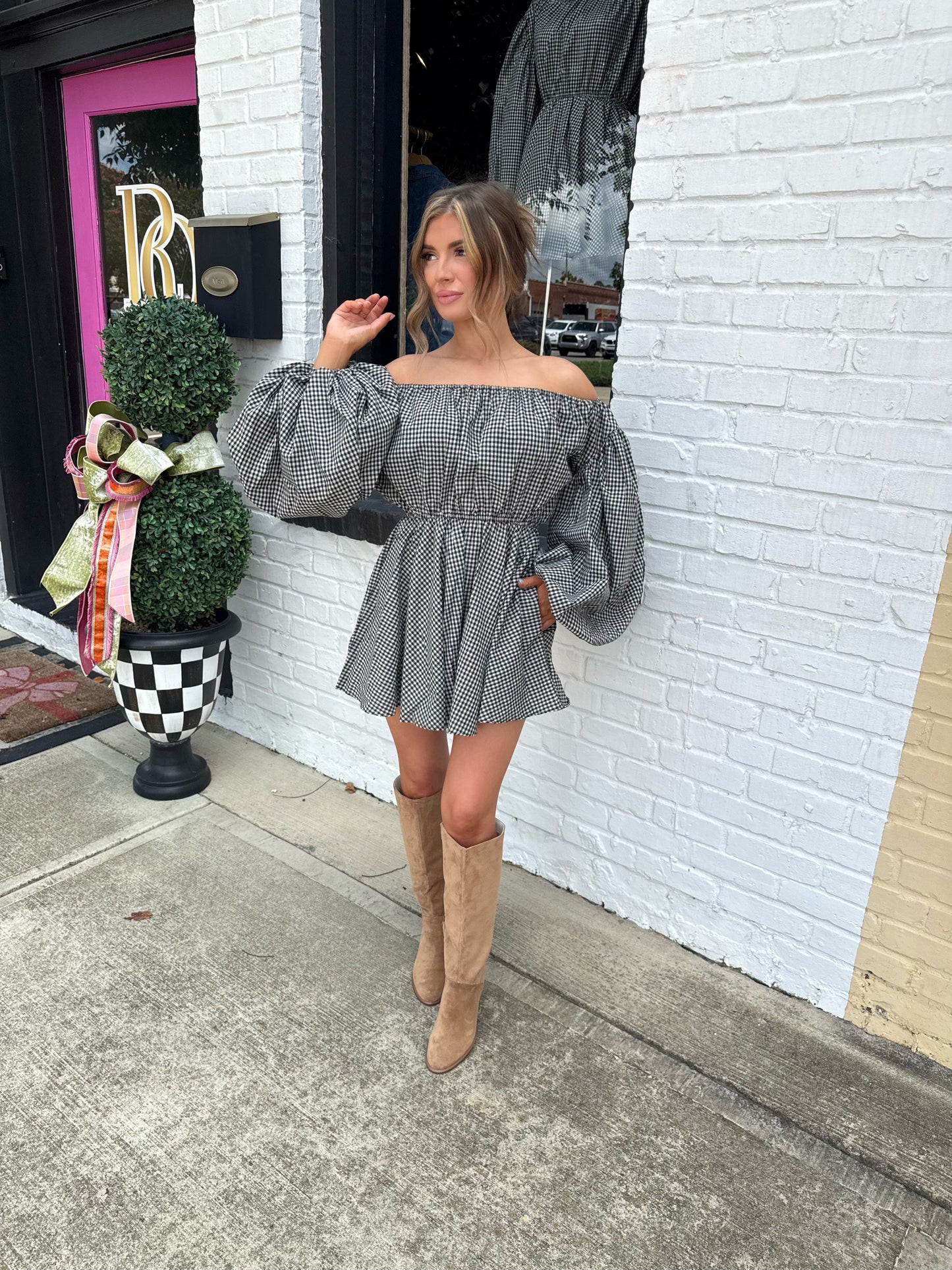 The Aliyah Checkered Dress