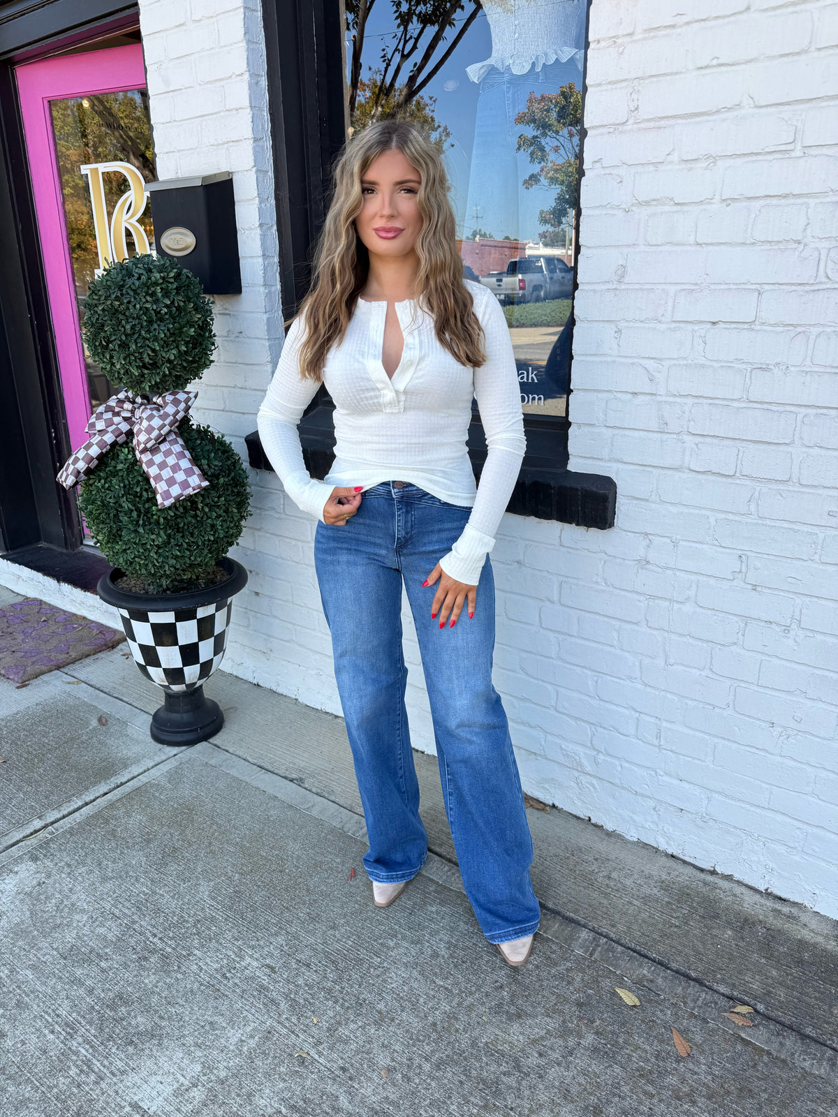 The Everly Ivory Top