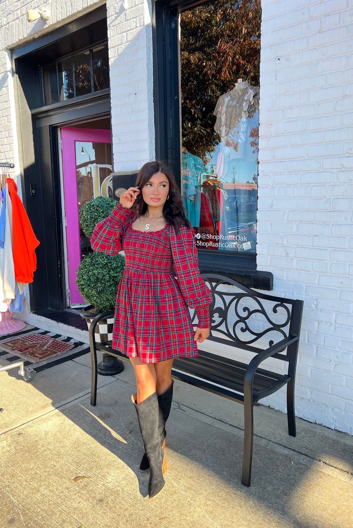 Jace Plaid Kourt Dress