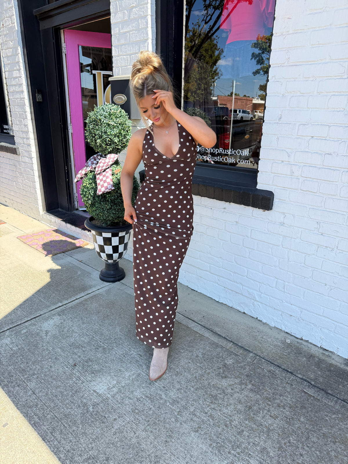 Penelope Polka Dot Maxi