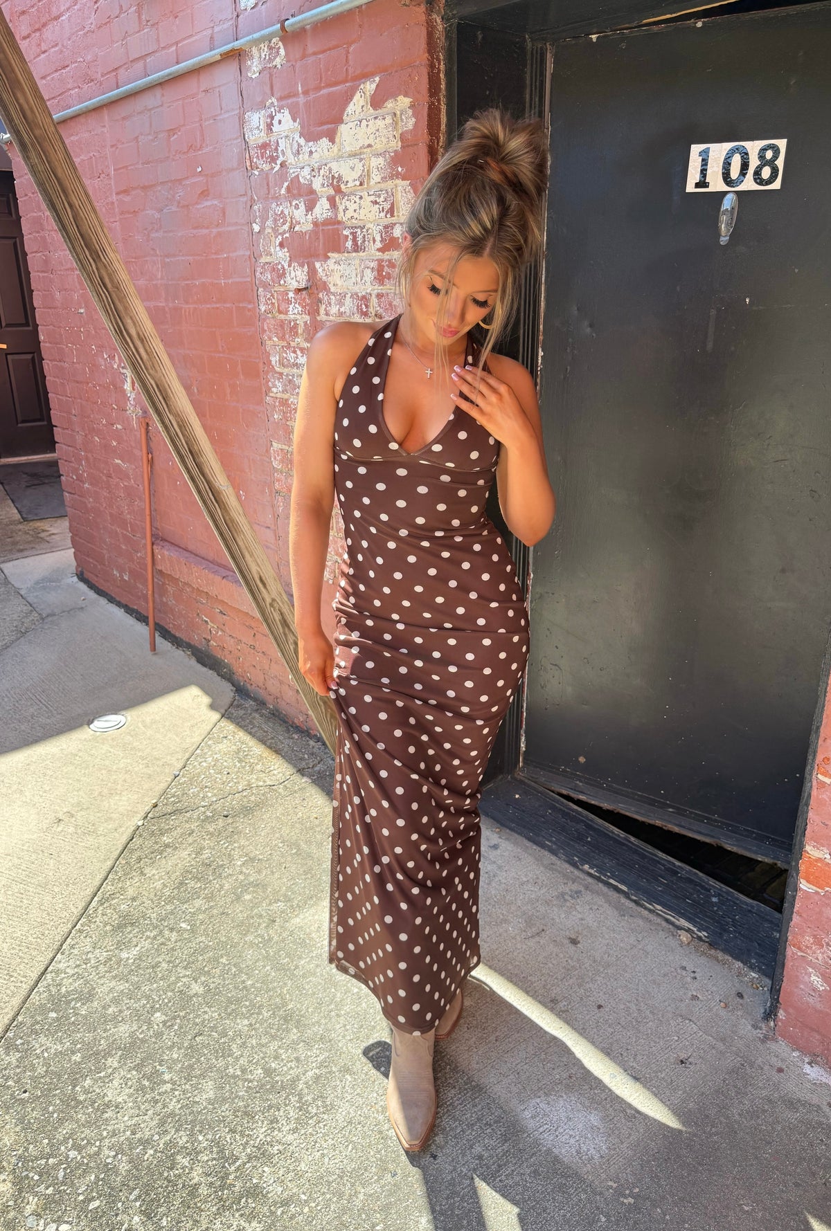 Penelope Polka Dot Maxi