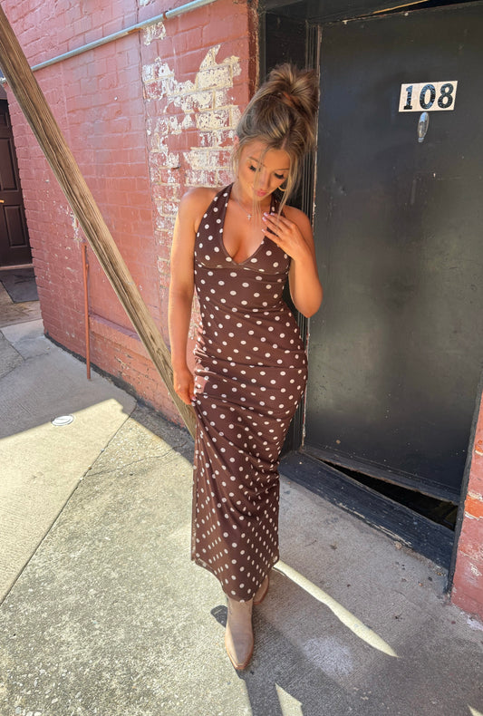 Penelope Polka Dot Maxi