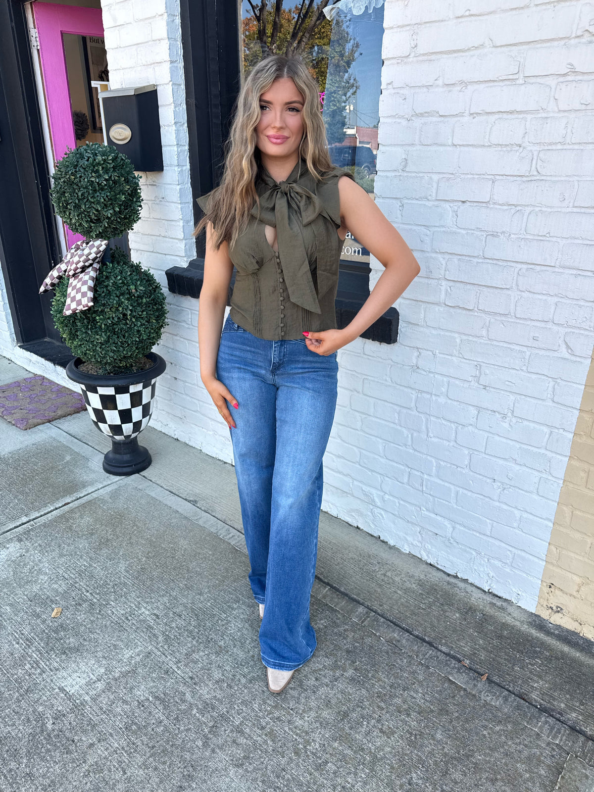 The Effortless Olive Top