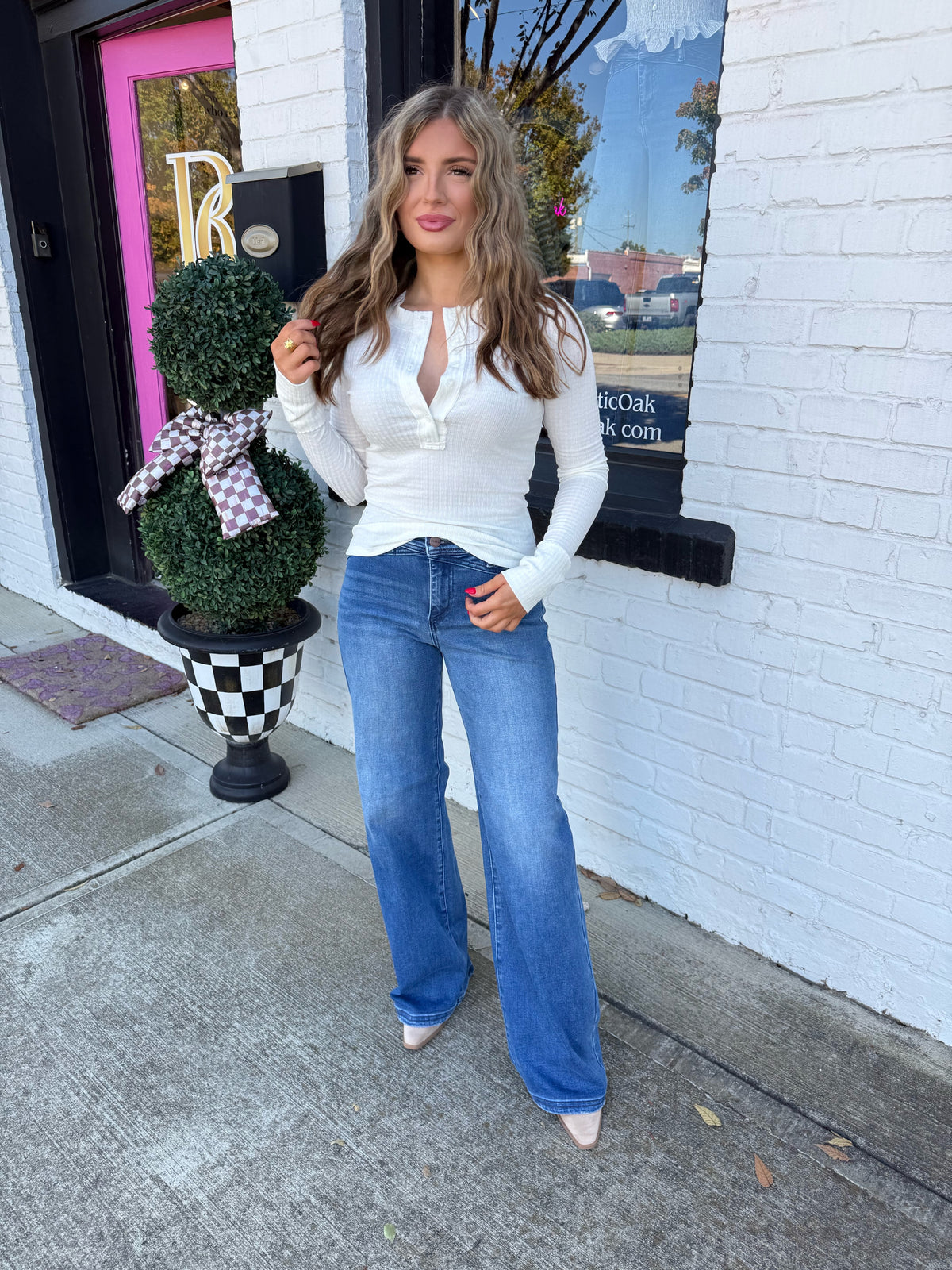 The Everly Ivory Top
