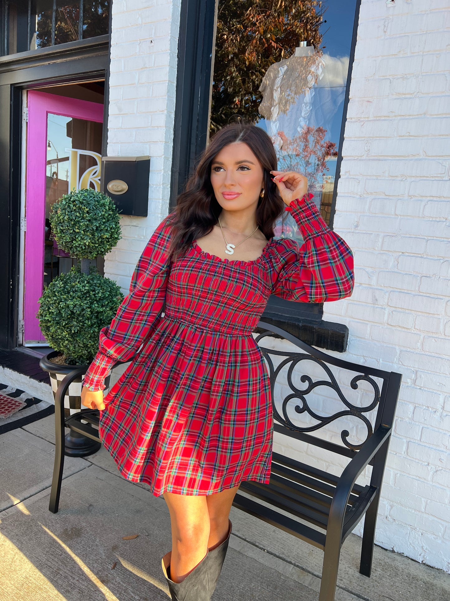 Jace Plaid Kourt Dress