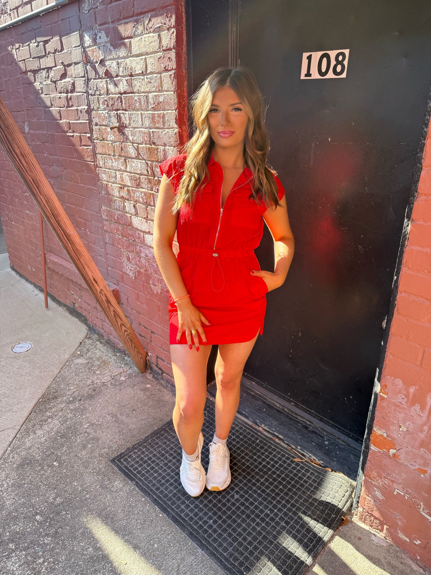 Run Around Town Red Dress