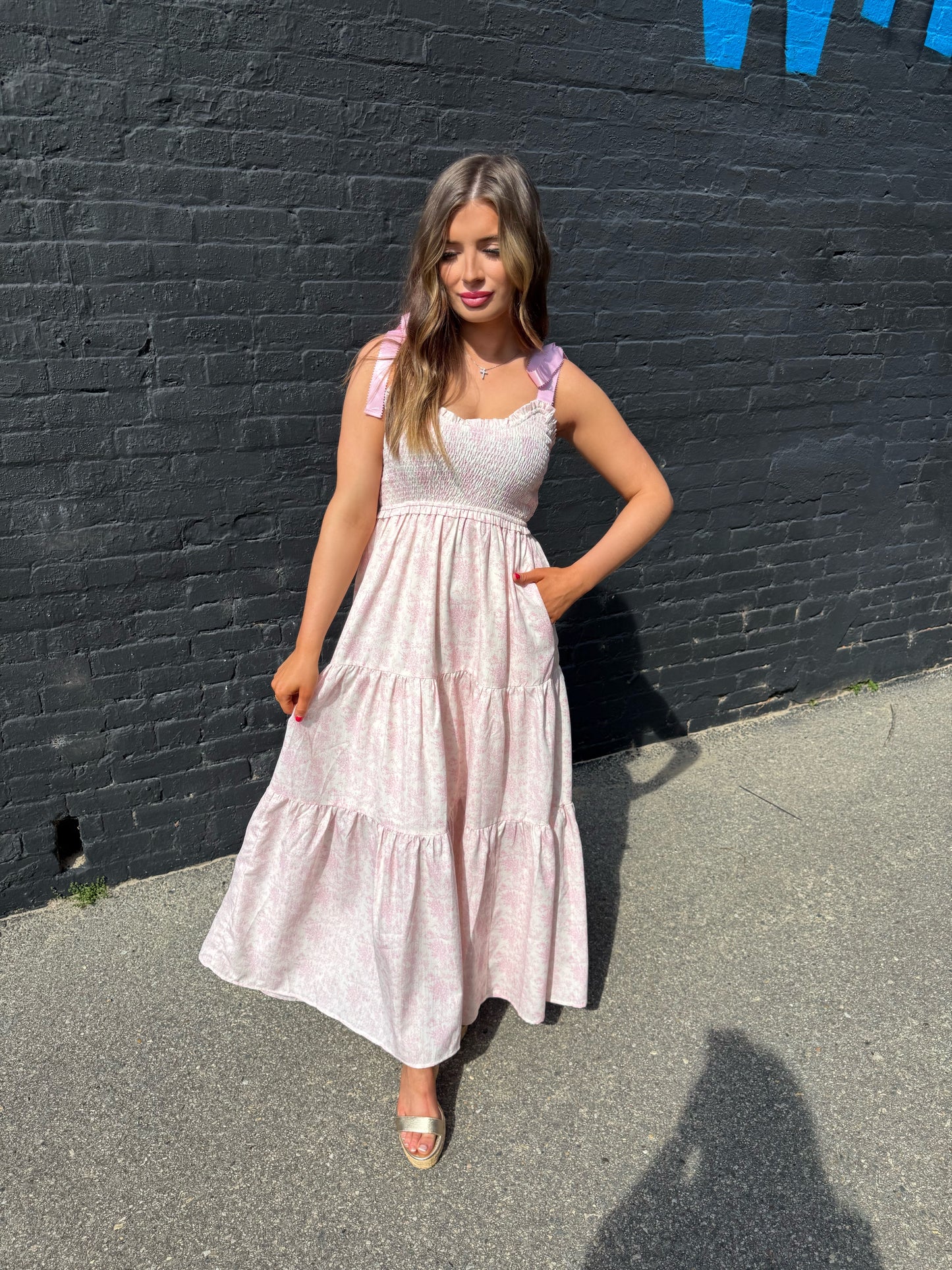 The Parker Pink Maxi Dress