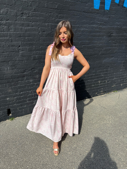 The Parker Pink Maxi Dress