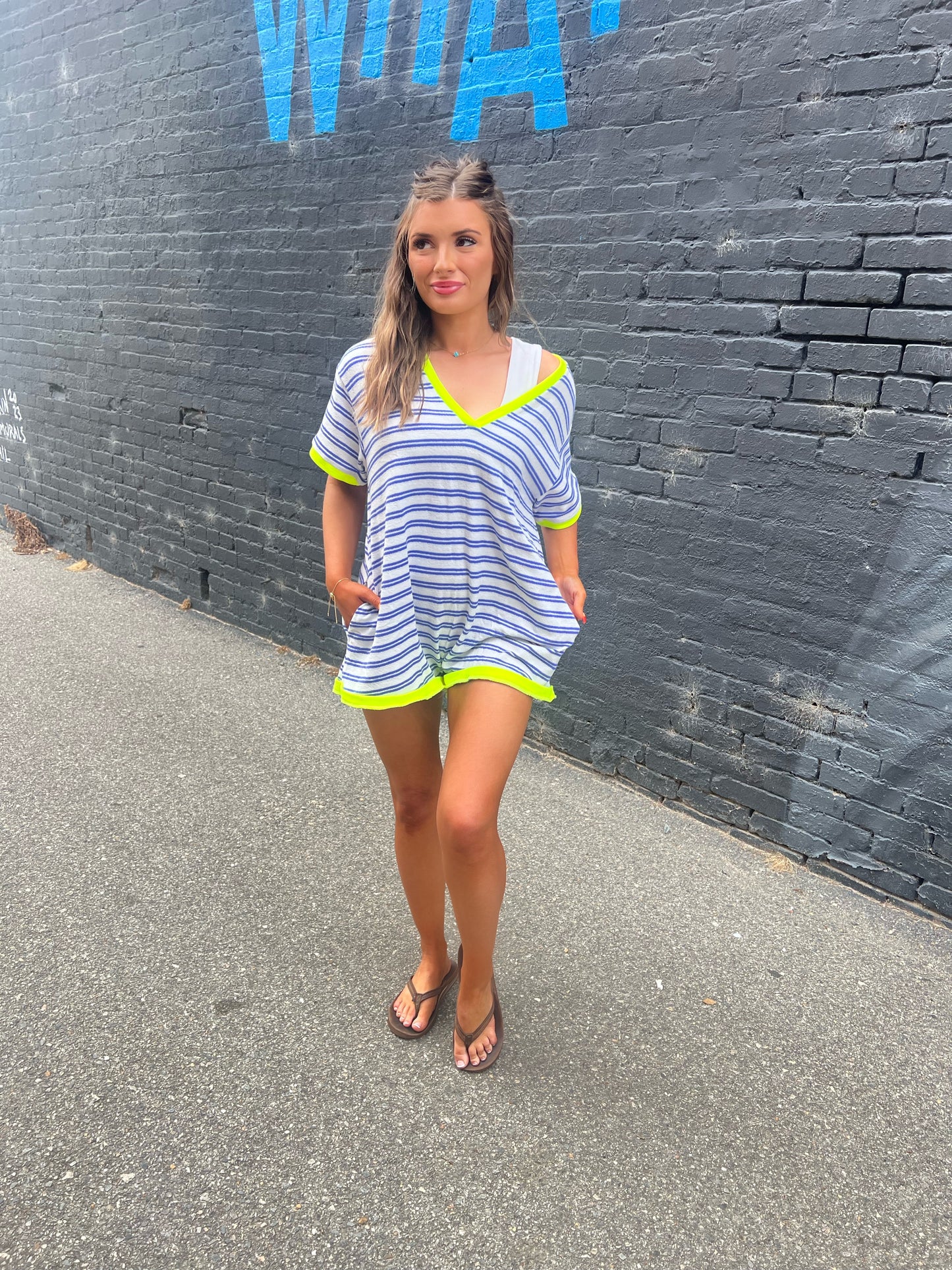 Boat Day Romper