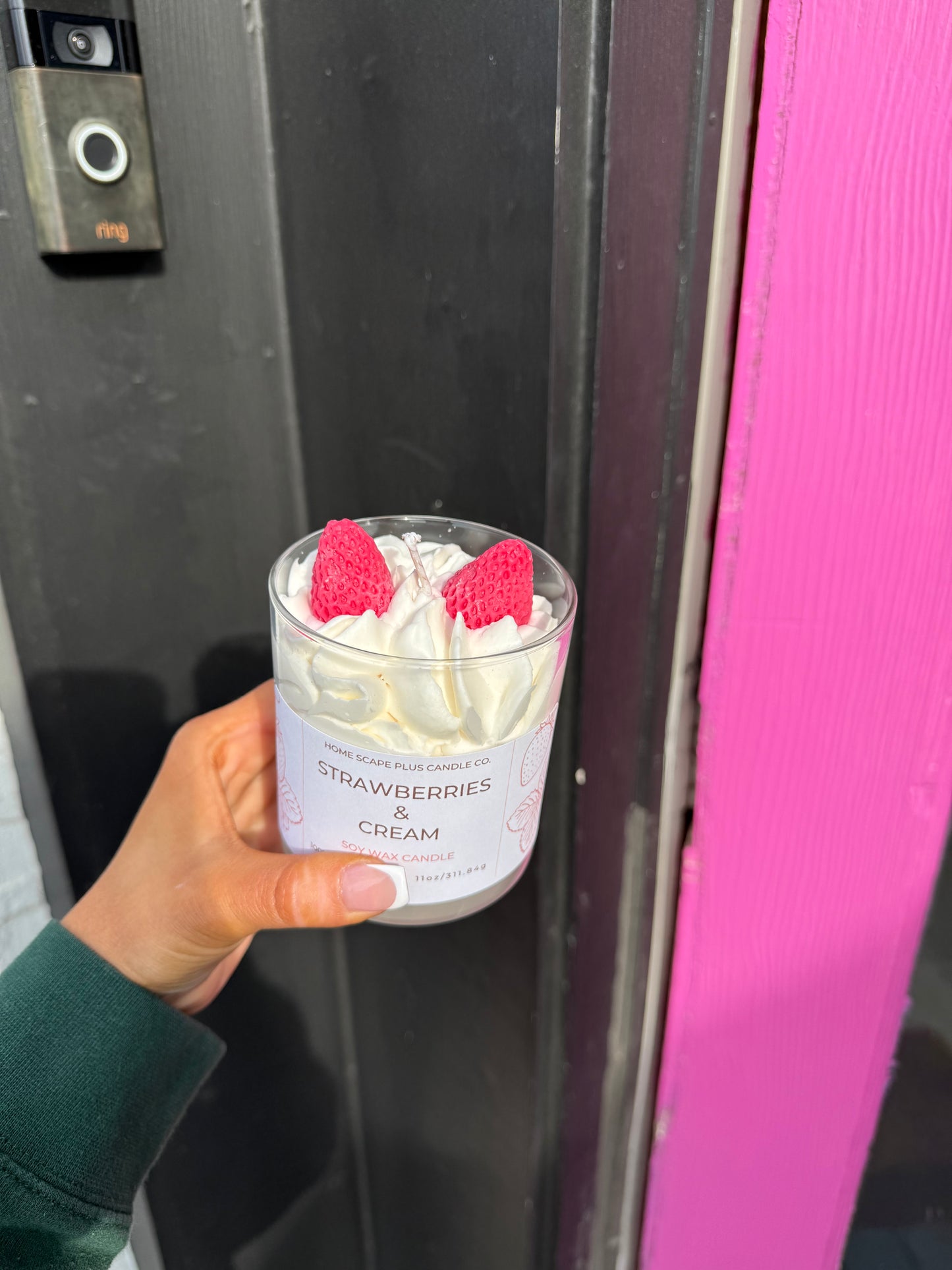 Strawberry & Cream Candle