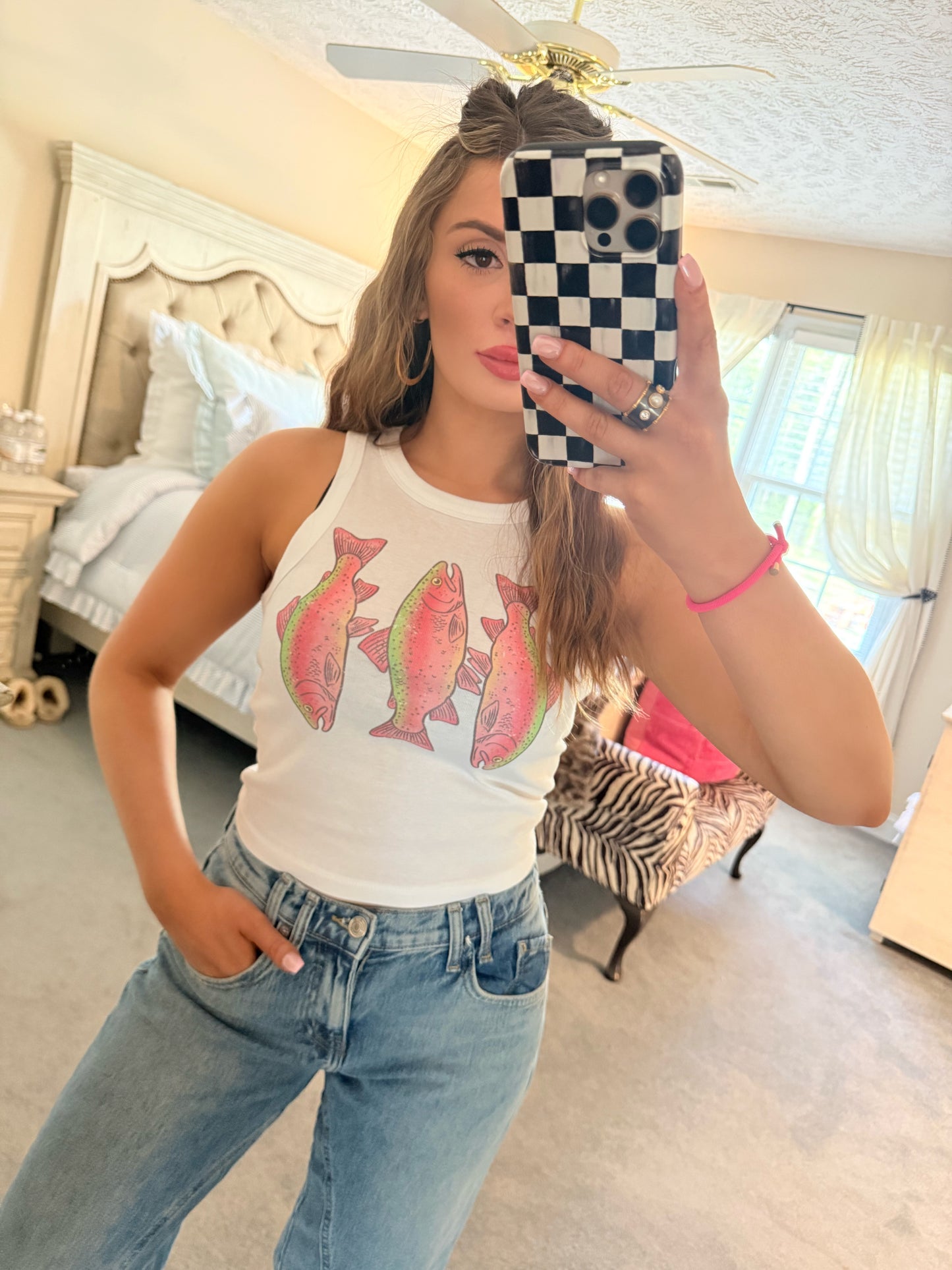 Pink Trout Tank