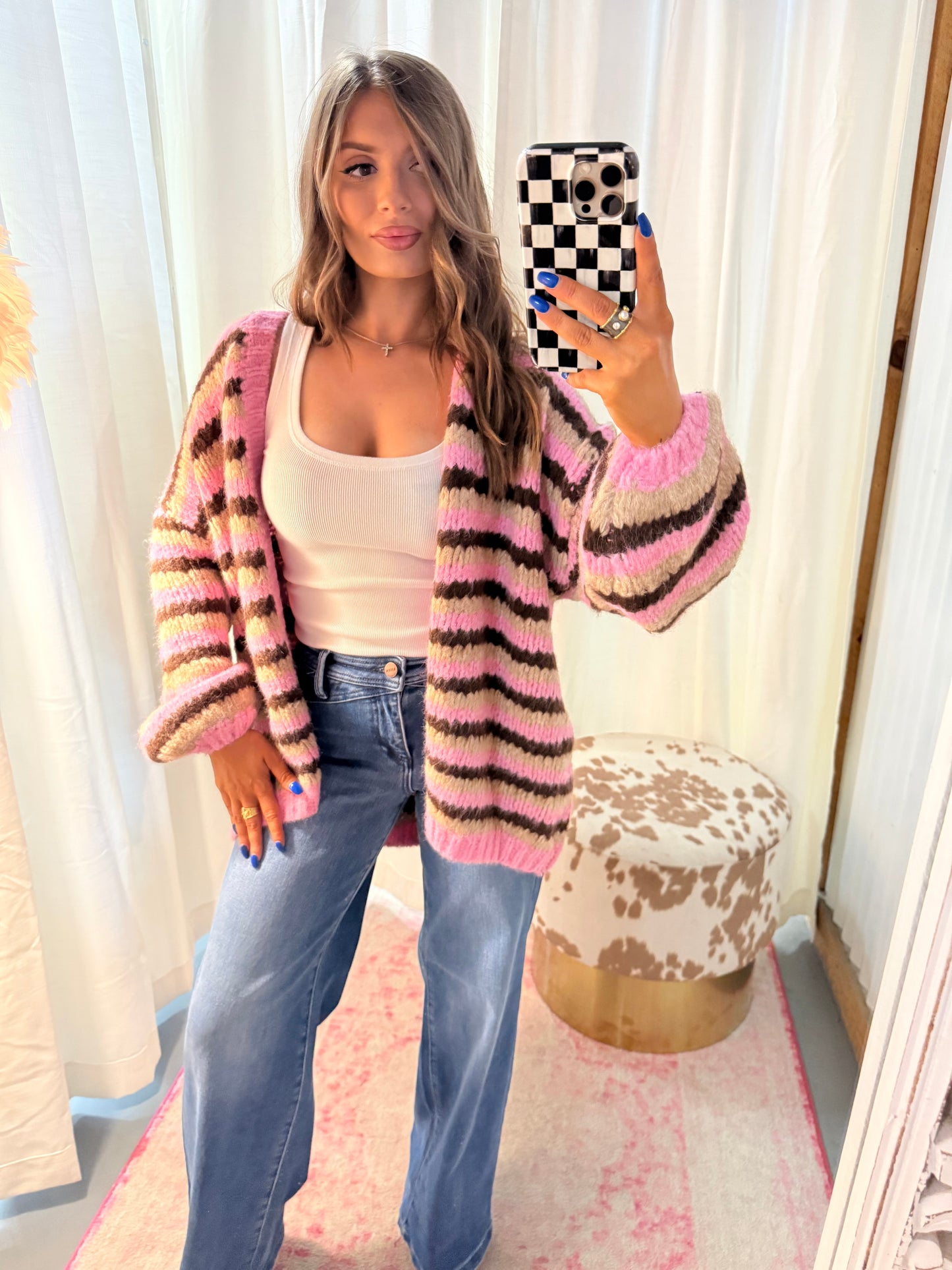 Chocolate Covered Strawberry Cardigan