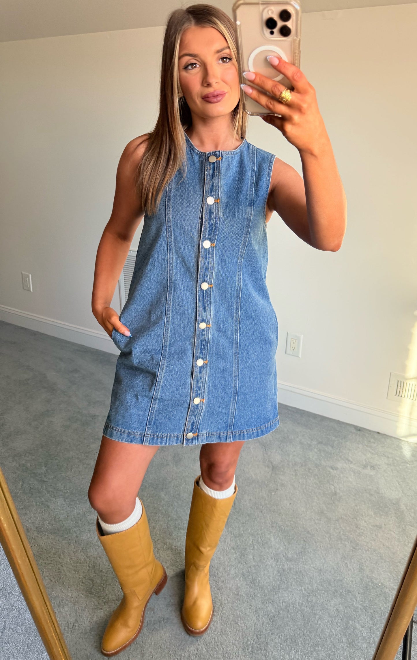 The Demi Denim Dress