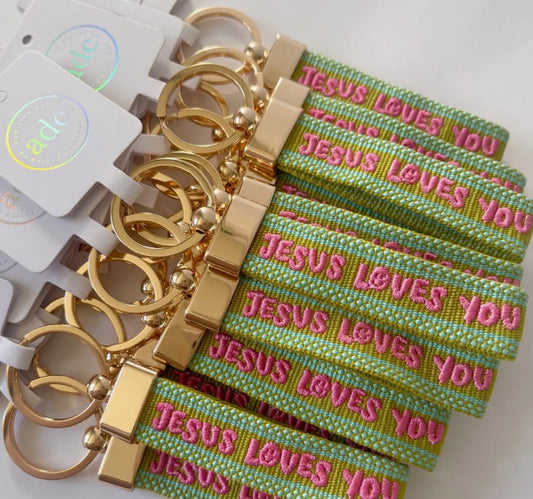 Jesus Loves You Keychain
