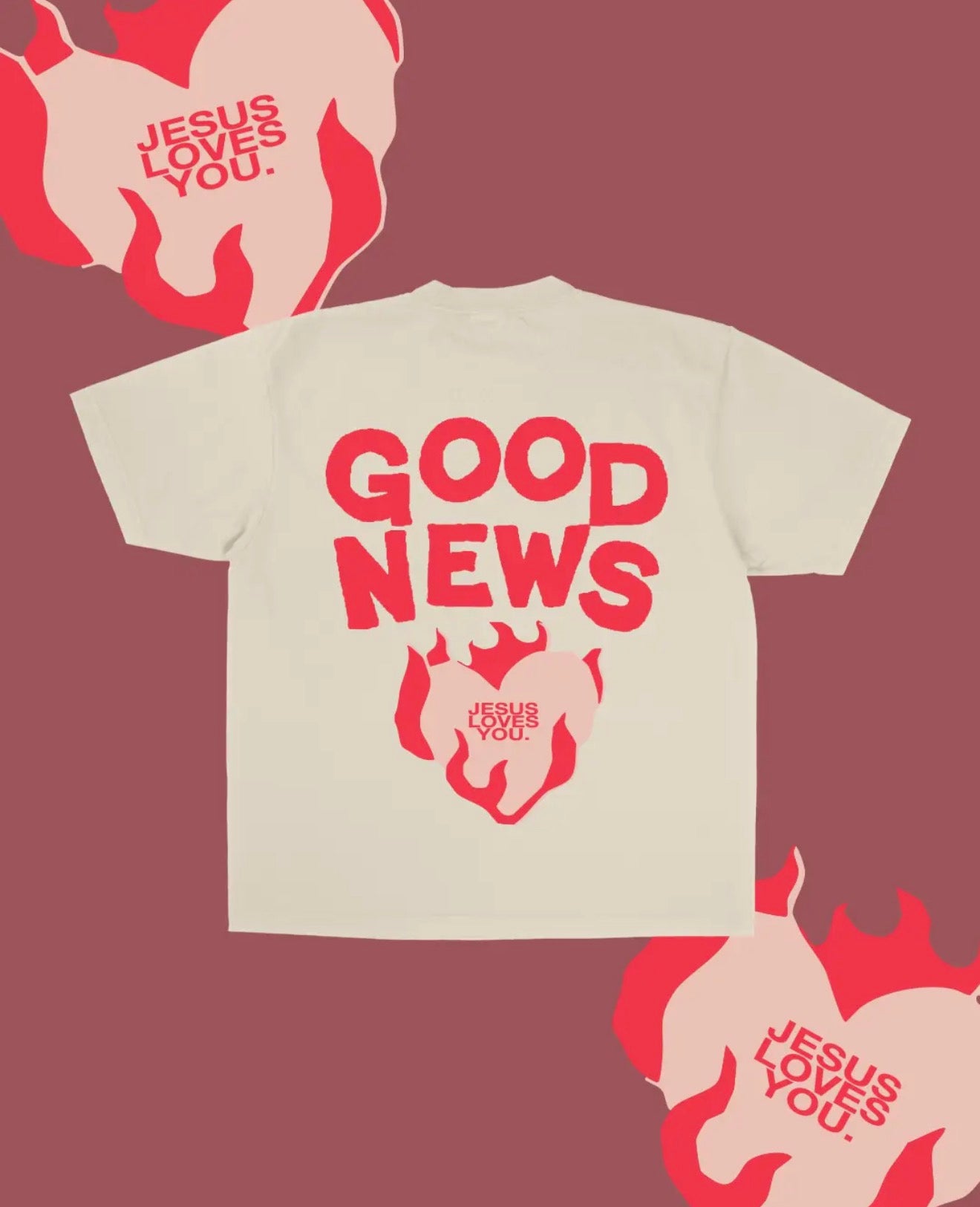 Good News JLY Tee (sand)